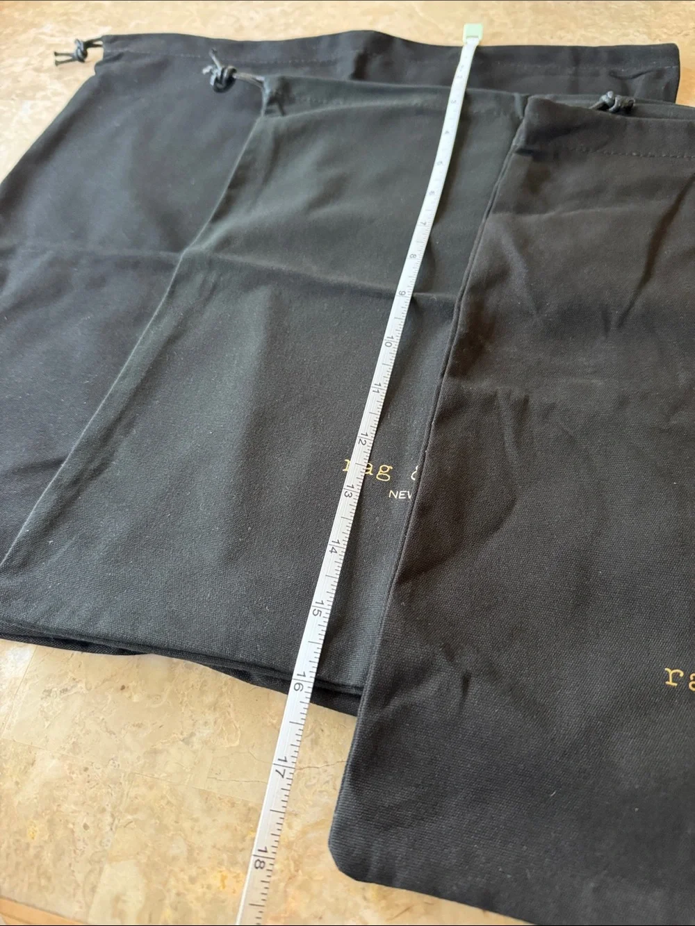 Rag & Bone dust bags set of 3